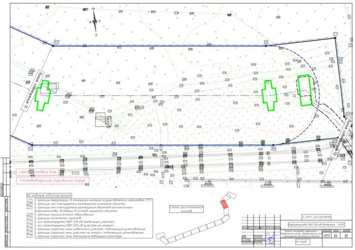 Проект планировки территории предусматривающий размещение линейного объекта "Строительство КЛ 330 кВ Копорская ЛАЭС"